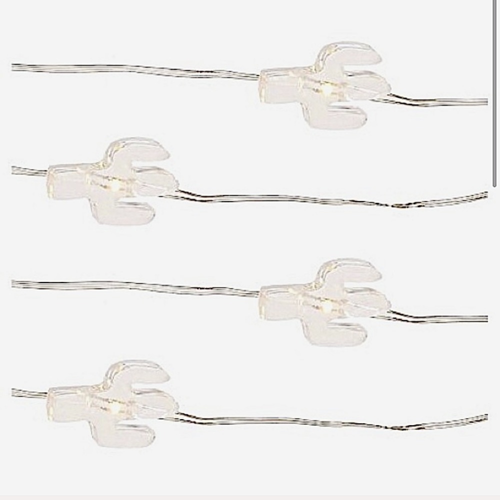 Cactus Fairy Lights 🌵💡 LED Curtain String Lights